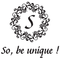 Vêtements sur-mesure, So, be unique, Morges Logo