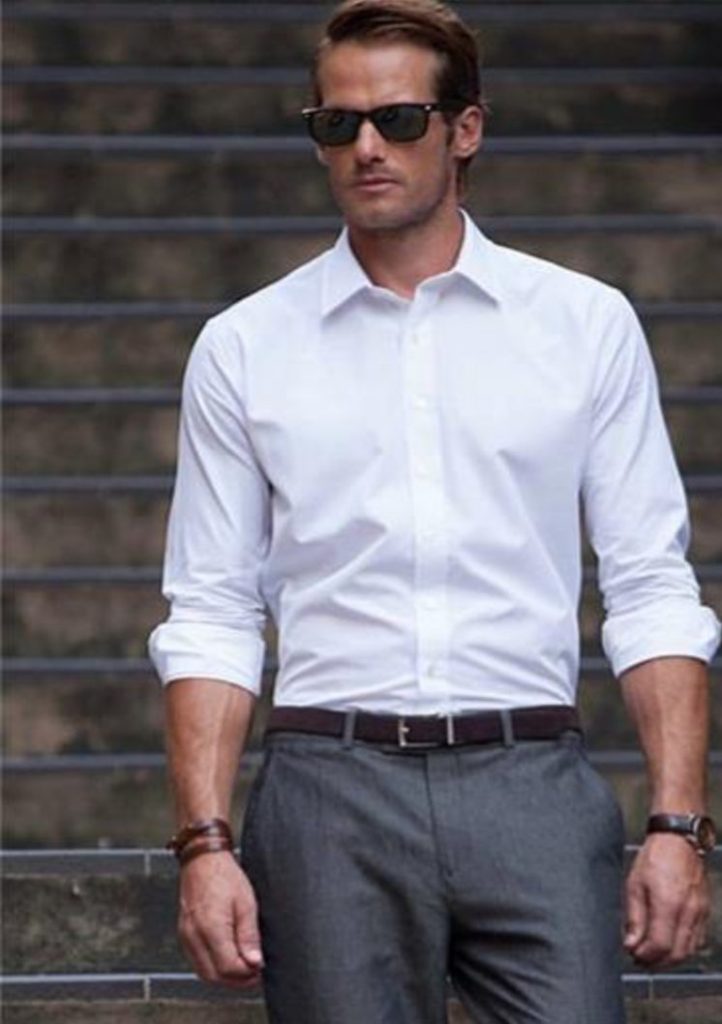chemise blanche homme