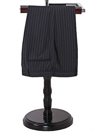 Pantalon noir rayé Pantalon noir sur-mesure