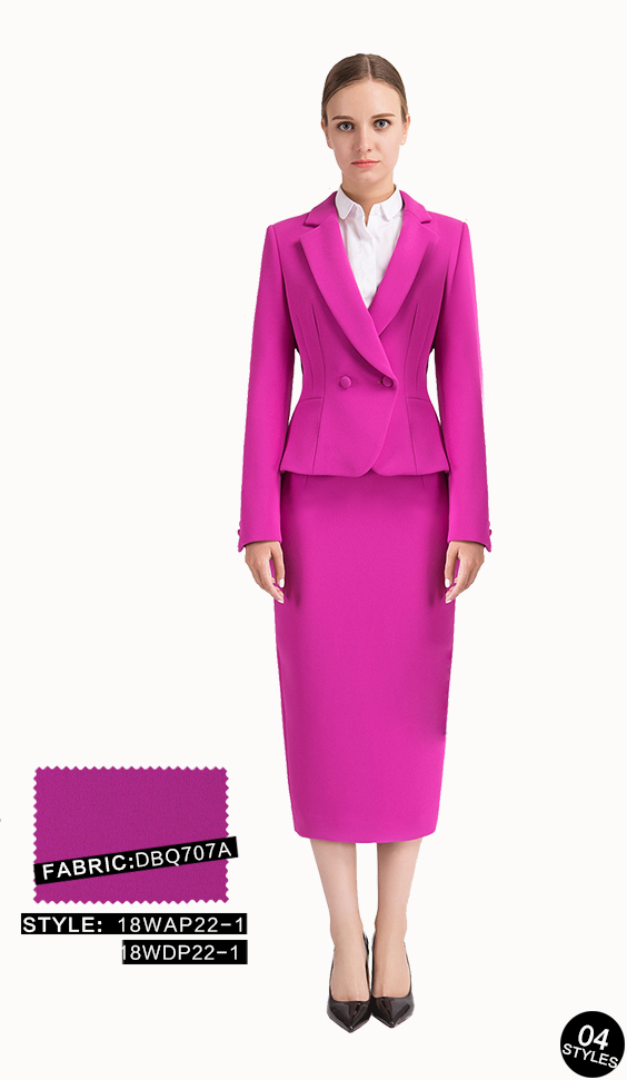 Tailleur fuchsia