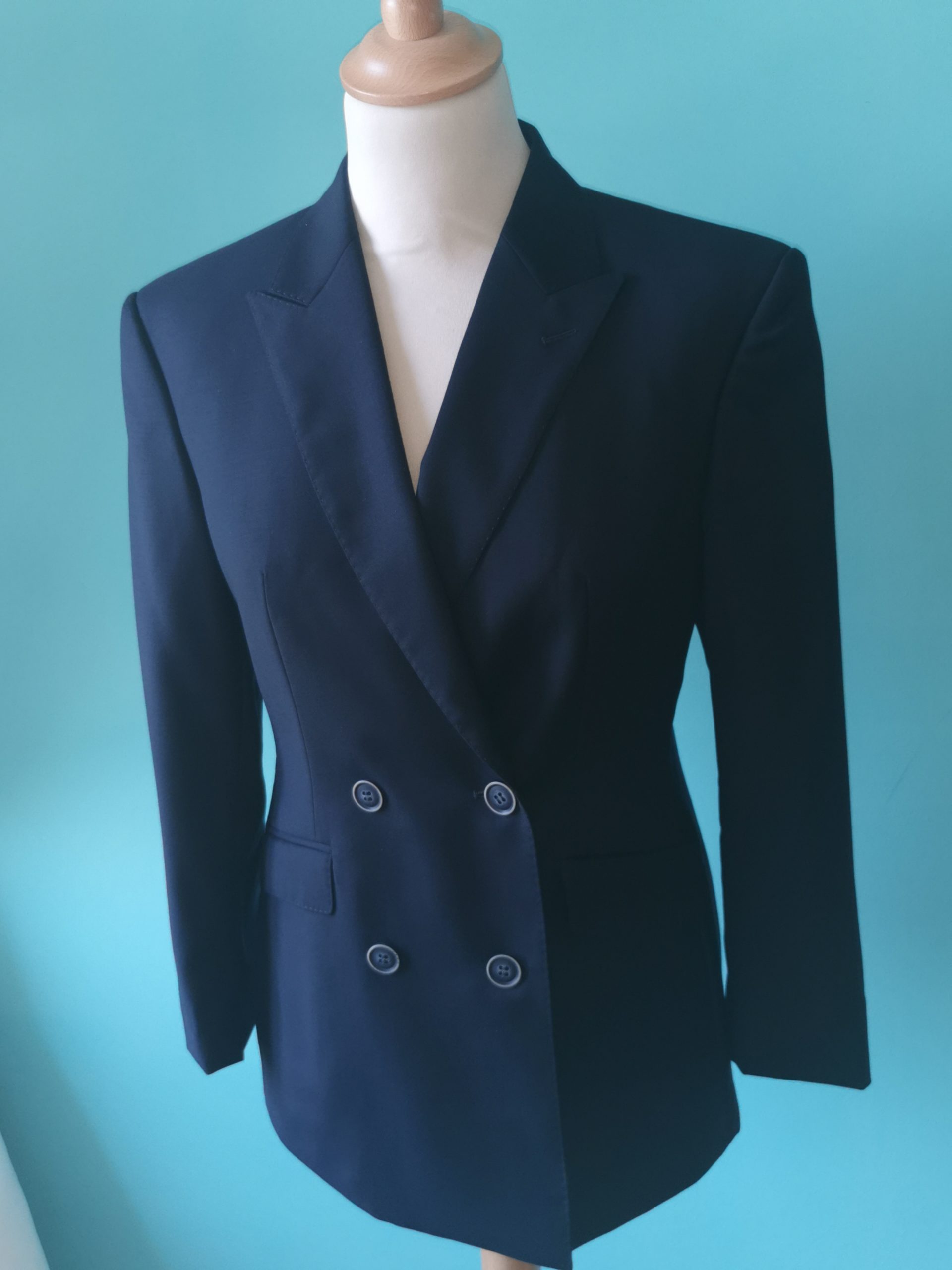 Veste de tailleur croisée